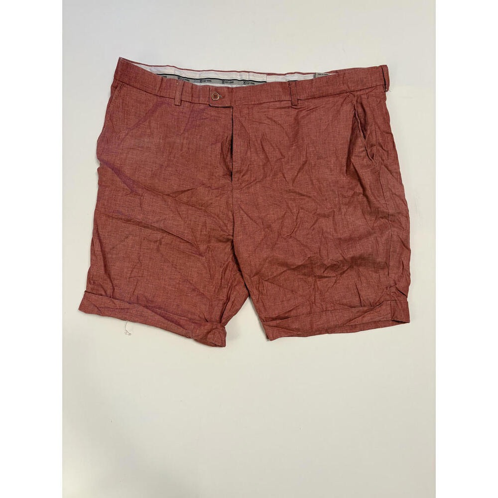Stacy Adams Red Chambray Cotton Shorts (Size 44)